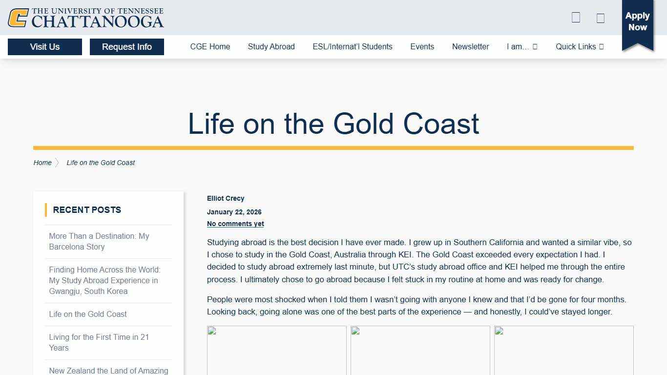 Life on the Gold Coast - Center for Global Education